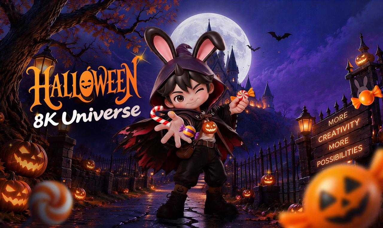 【Official Announcement】 Join V2Fun’s Halloween 8K Universe Creator Challenge and Win Big!